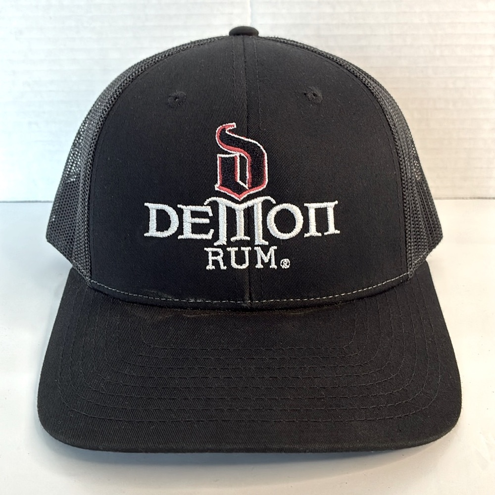 Demon Rum Black Mesh Trucker Cap
